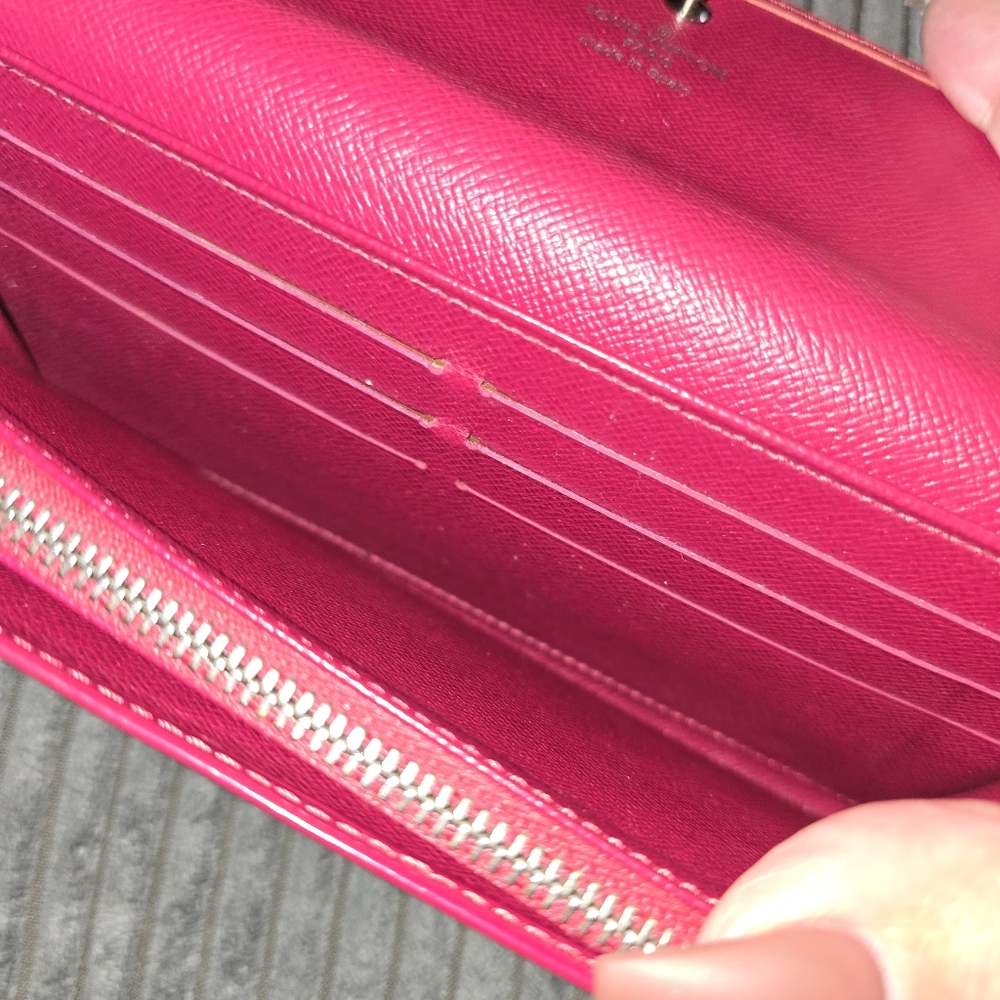 Louis Vuitton Epi Sarah International long wallet in Pink leather - Picture 7 of 12